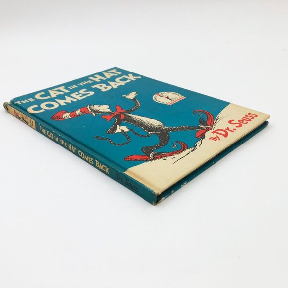 The Cat In The Hat Comes Back Dr Seuss 1958 Book Club 1st Print Edition HC - Picture 3 of 11